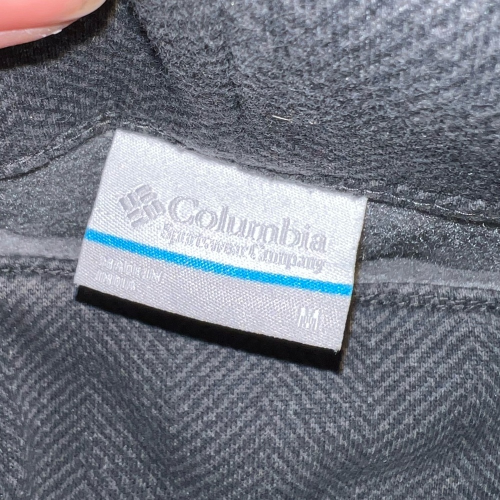 Columbia Gray Long Sleeve Outerwear Cowl Turtleneck Cozy Fleece Pullover Size M - Picture 11 of 12